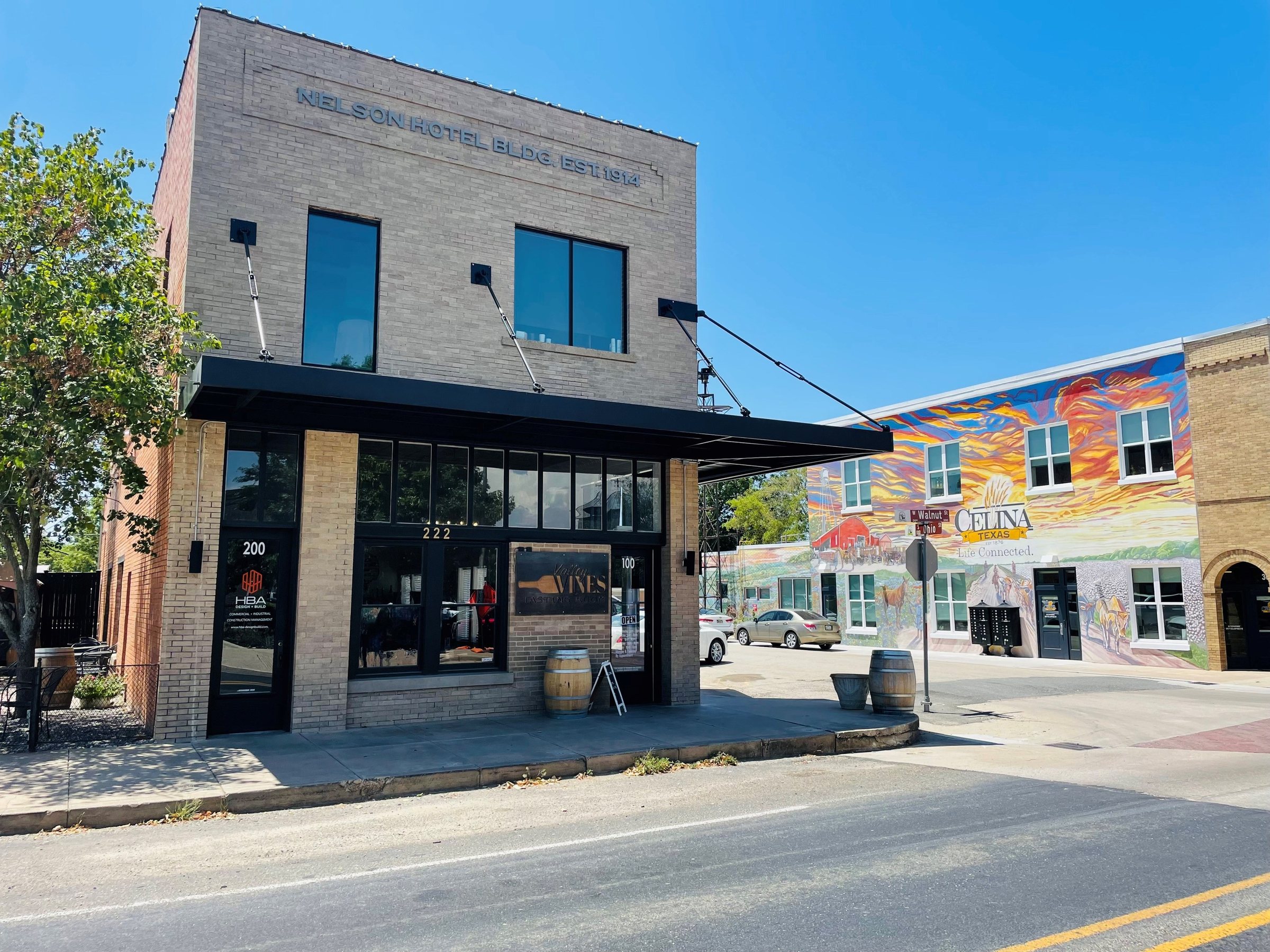 The 1914 Nelson Hotel building on Celina’s downtown square